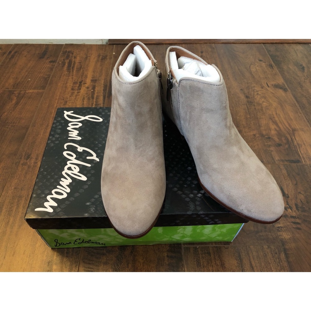 Sam Edelman Petty Ankle Boots, Putty Suede, 8.5 W